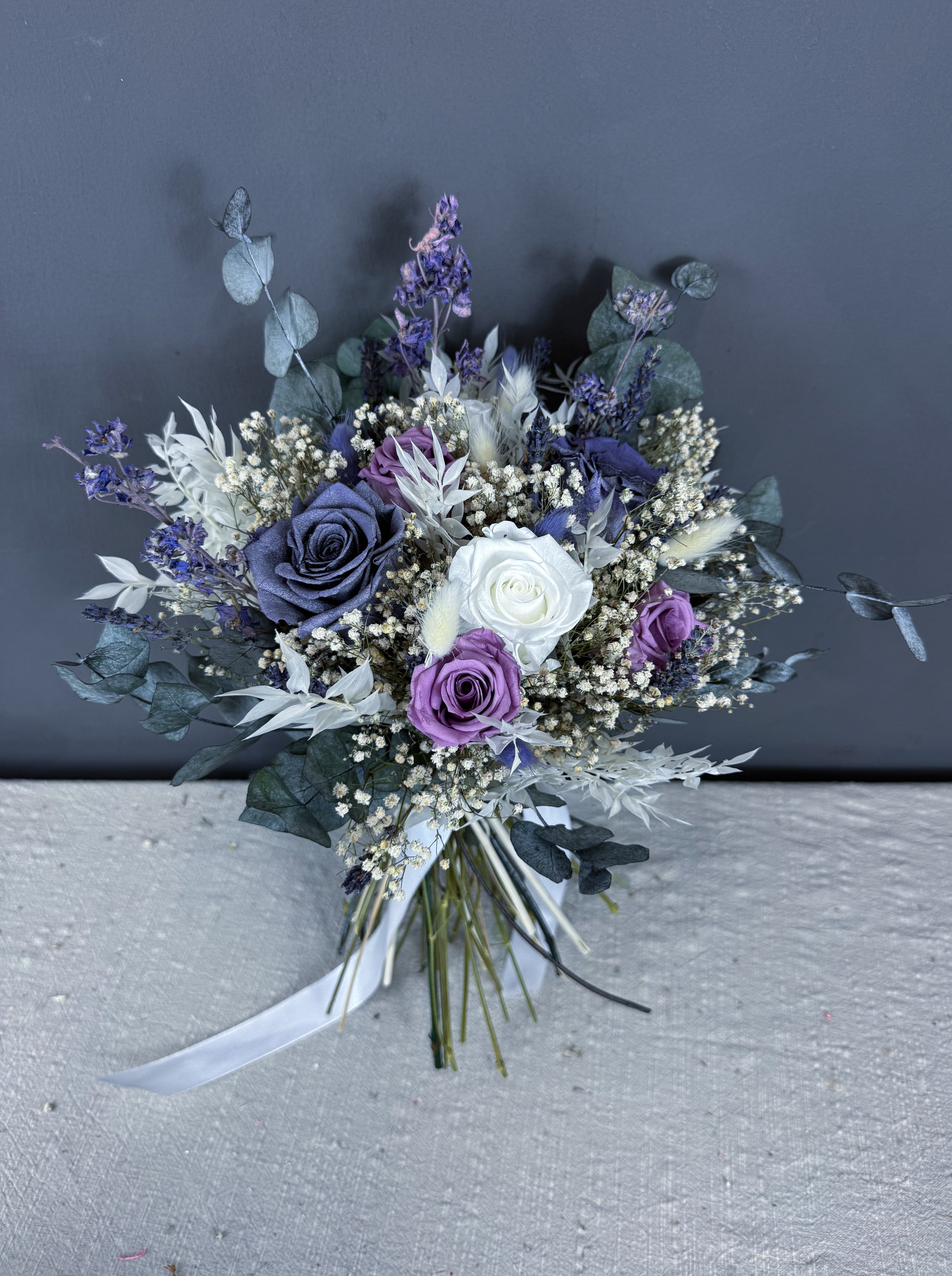 Amelia dried flower bridal bouquet