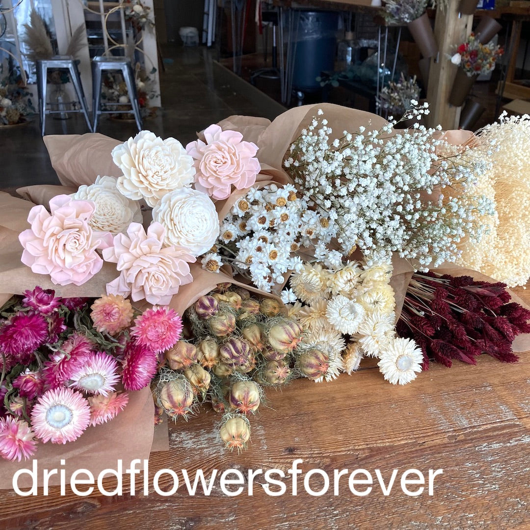 Bulk Flowers - Pink, Burgundy