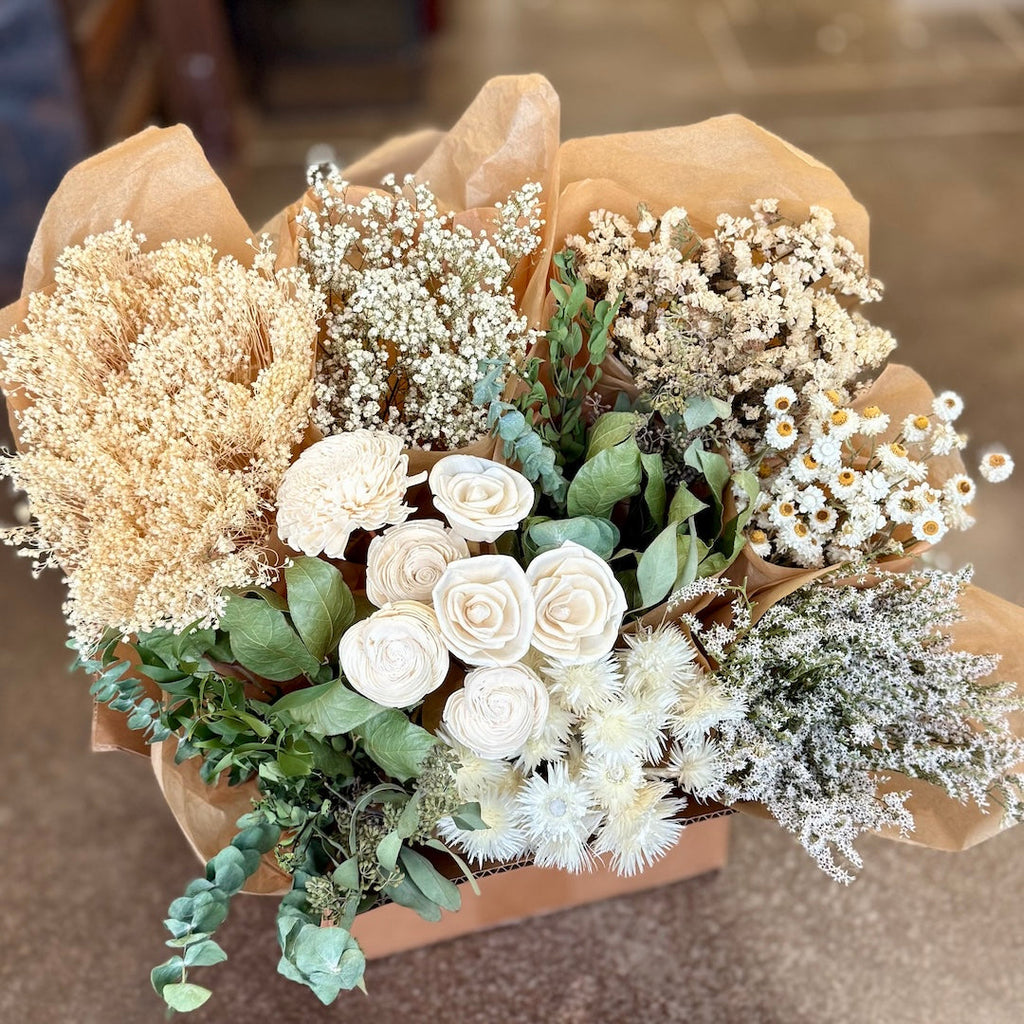Bulk Flowers - White & Green