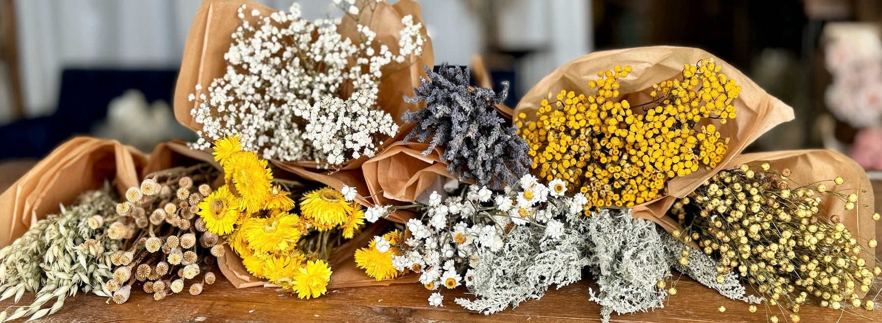 Bulk Flowers - Yellow & Lavender
